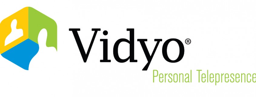 Vidyo Videokonferens logotyp liggande