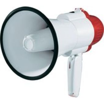 vit megafon för uthyrning