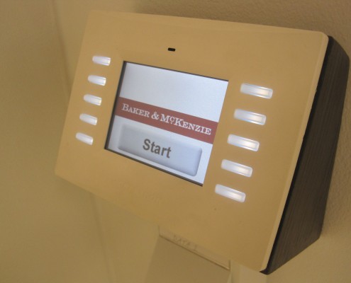 Styrsystem Crestron Styrsystem Crestron med detta styrs allt i lokalen.