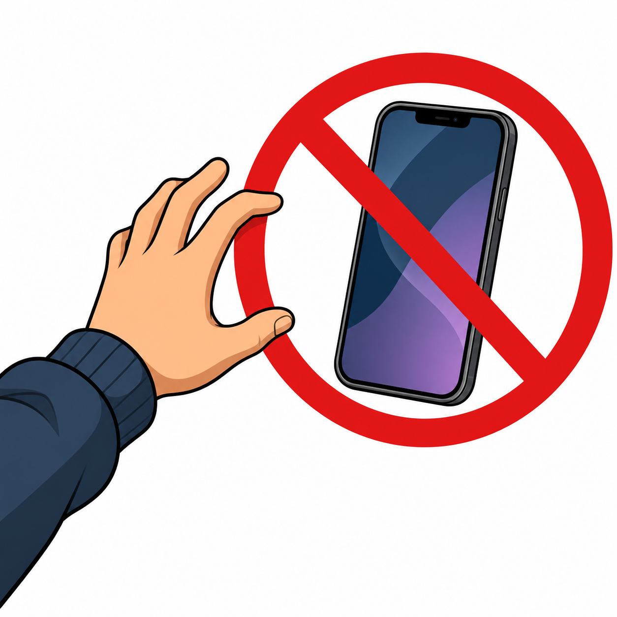 Mobilförbud träder i kraft 1 Juli